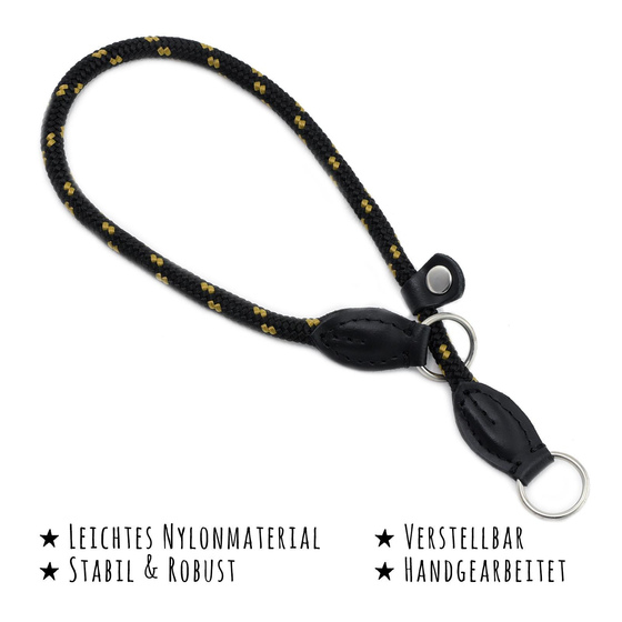 Das Bild mit Beschreibung zeigt W�rgehalsb�nder Halsband f�r Hunde mit Zugstopp