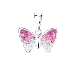 Schmetterling Kinder Kettenanhnger 925 Silber