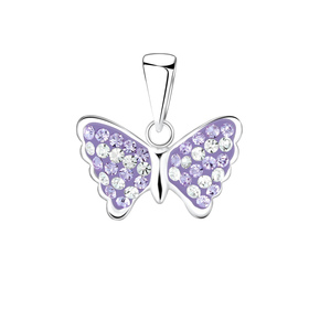 Schmetterling Kinder Kettenanhnger 925 Silber