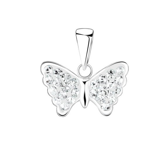 Schmetterling Kinder Kettenanhnger 925 Silber