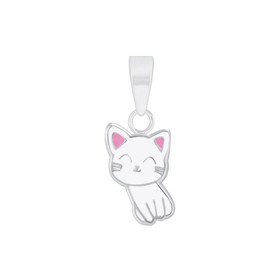 Katzen Kinder Kettenanh�nger 925 Silber