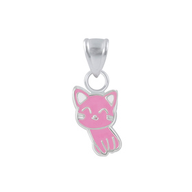 Katzen Kinder Kettenanh�nger 925 Silber