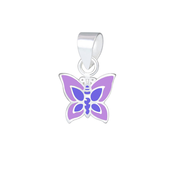 Schmetterling Kinder Kettenanhnger 925 Silber