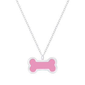 Knochen Kinder Halskette 925 Silber