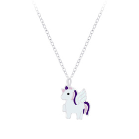 Einhorn Kinder Halskette 925 Silber