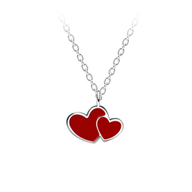 Herz Kinder Halskette 925 Silber