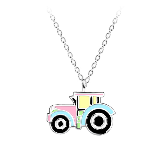 Trecker Kinder Halskette 925 Silber