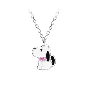 Hunde Kinder Halskette 925 Silber