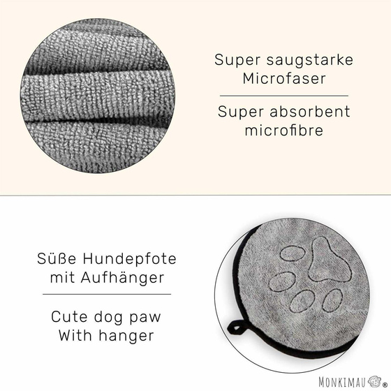 Mikrofaser Hundehandtuch