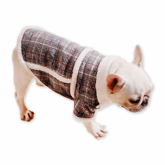 Luxus Fleece-Mantel fr Hunde