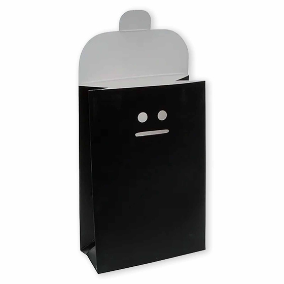 Geschenkverpackung schwarz gro