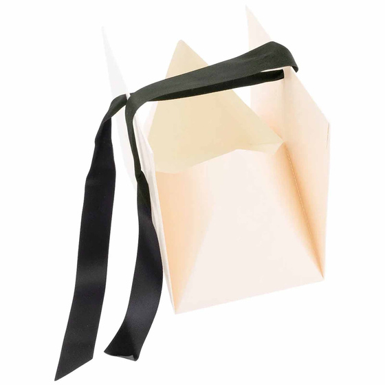 Geschenkschachtel im Handtaschen-Design beige klein