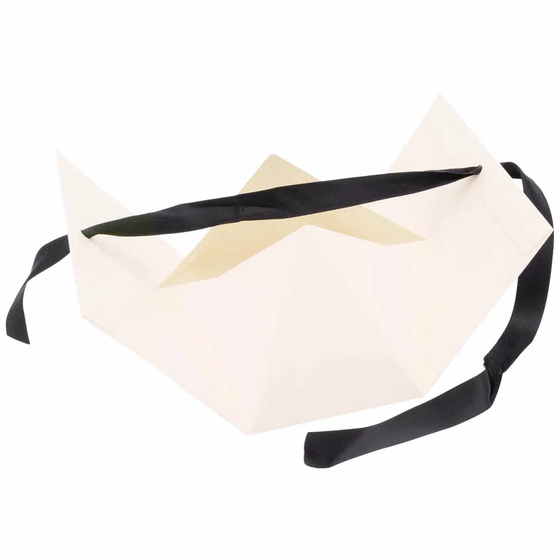 Geschenkschachtel im Handtaschen-Design beige klein