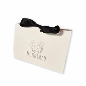 Geschenkschachtel im Handtaschen-Design beige klein