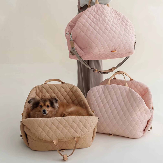 Transporttasche f�r kleine Hunde & Katzen - cream