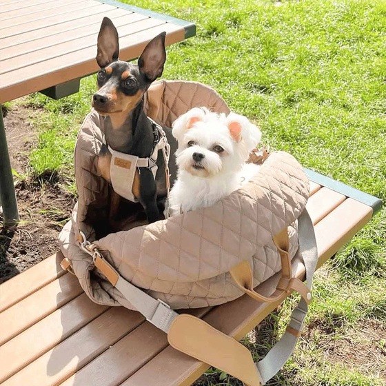 Transporttasche f�r kleine Hunde & Katzen - cream