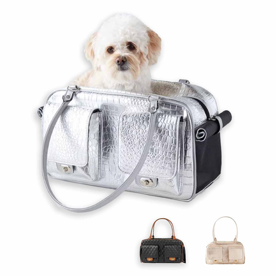 Luxurise Transporttasche fr Hunde & Katzen