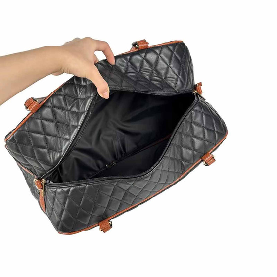 Luxuri�se Transporttasche f�r Hunde & Katzen - gold