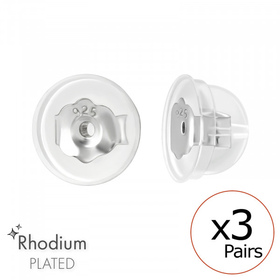 Ohrstecker Ersatz Verschl�sse aus 925 Silber
