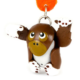 Auf dem Bild zu sehen ist ein Orangutan aus Leder als...