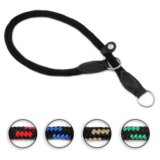 Auf dem Bild zu sehen ist ein Würgehalsbänder Halsband für Hunde mit Zugstopp