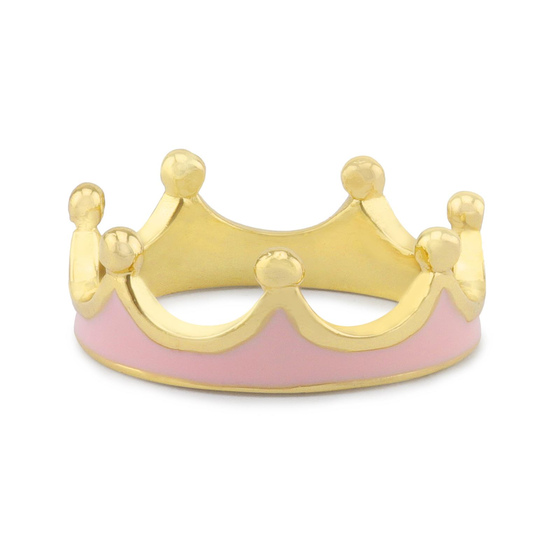Kronen Ring vergoldet