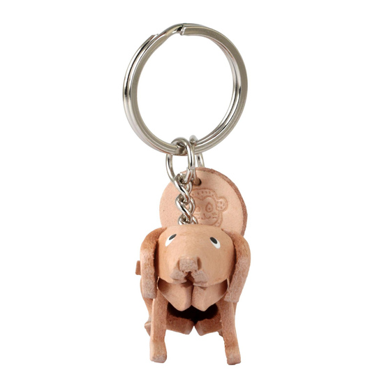 Dackel Hund Schlsselanhnger aus Leder