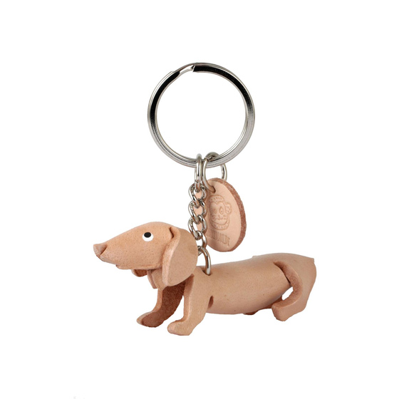 Dackel Hund Schlsselanhnger aus Leder