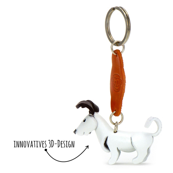 Jack Russell Terrier Schlsselanhnger aus Leder