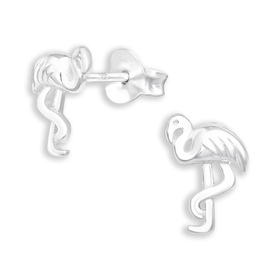 Auf dem Bild zu sehen sind Kinderohrringe Flamingo...