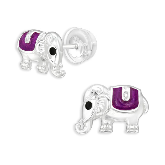 Elefanten Kinder Ohrringe aus 925 Silber