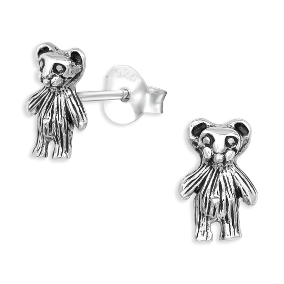 Teddy B�ren Ohrringe aus 925 Silber