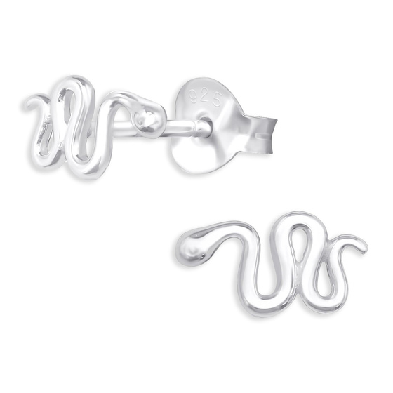 Schlangen Ohrringe aus 925 Silber