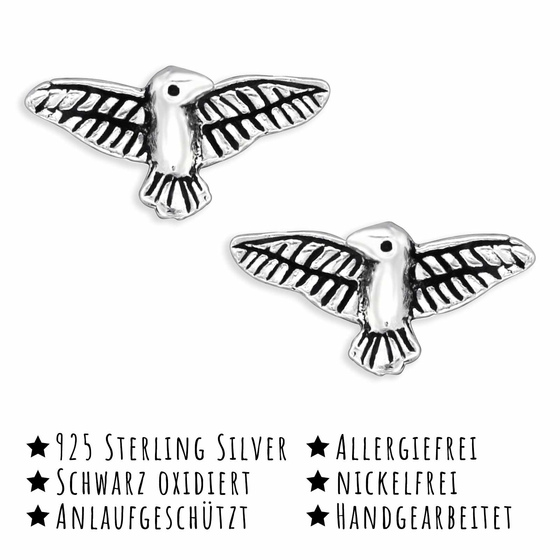 Adler Ohrringe aus 925 Silber