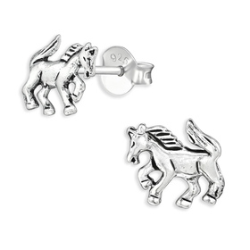 Pferde Ohrringe aus 925 Silber