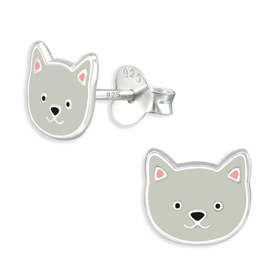 Hunde Kinder Ohrringe aus 925 Silber