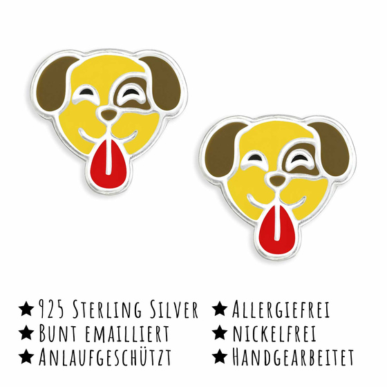 Hunde Kinder Ohrringe aus 925 Silber