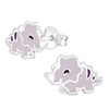 Dino Kinder Ohrringe aus 925 Silber