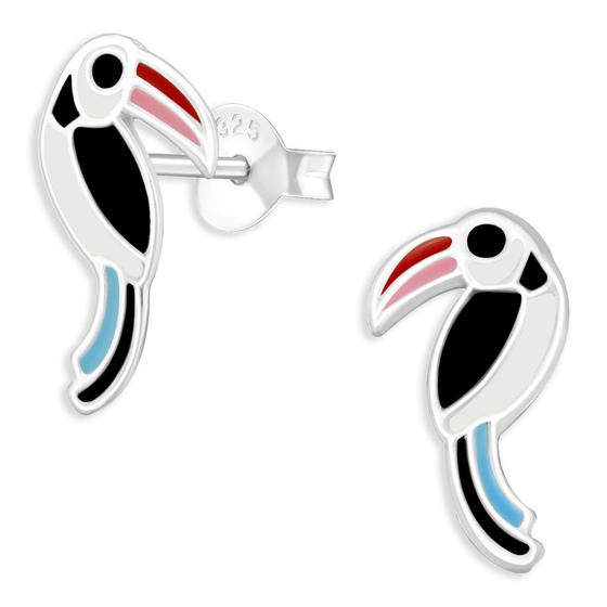 Vogel Kinder Ohrringe aus 925 Silber