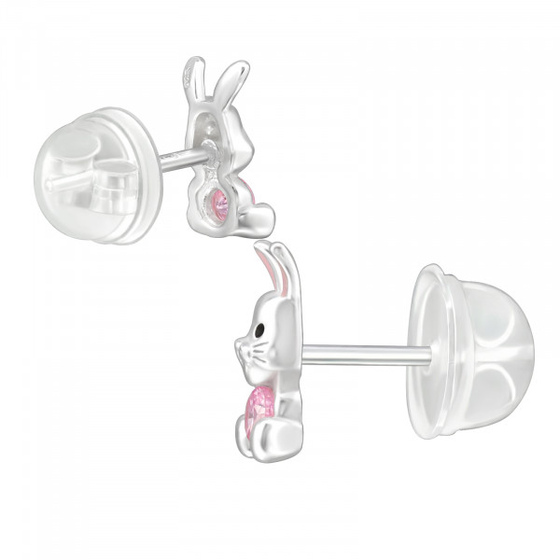 Kinderohrringe Hase 925 Silber