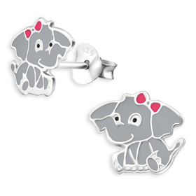 Elefanten Kinder Ohrringe aus 925 Silber
