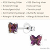 Schmetterling Kinder Ohrringe aus 925 Silber