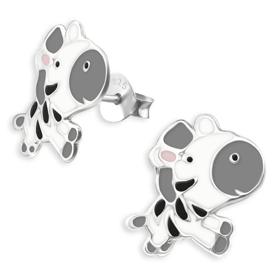 Zebra Kinder Ohrringe aus 925 Silber