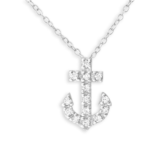 Anker Halskette aus 925 Silber