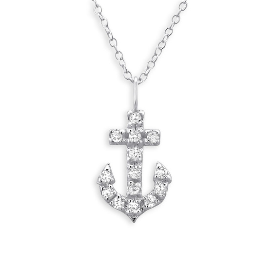 Anker Halskette aus 925 Silber