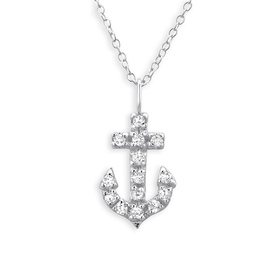 Anker Halskette aus 925 Silber