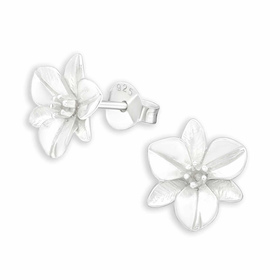 Blumen Ohrstecker aus 925 Sterling Silber | Perfektes...