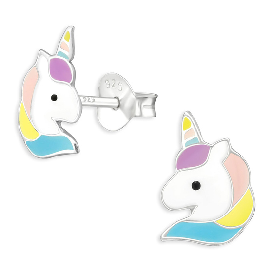 Einhorn Kinder Ohrringe aus 925 Silber