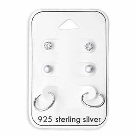 Exklusive Silberne Ohrstecker mit Zirkonia ? Eleganz f�r...