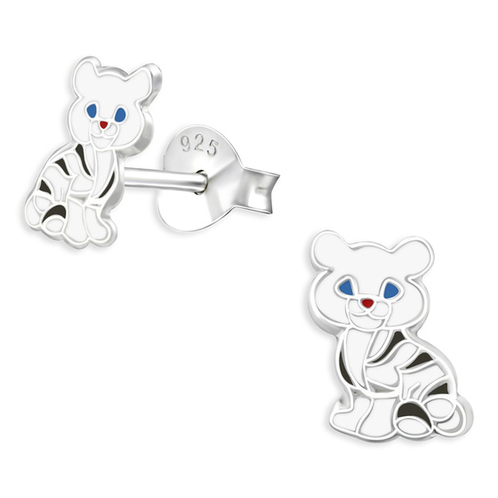 Katzen Kinder Ohrringe aus 925 Silber